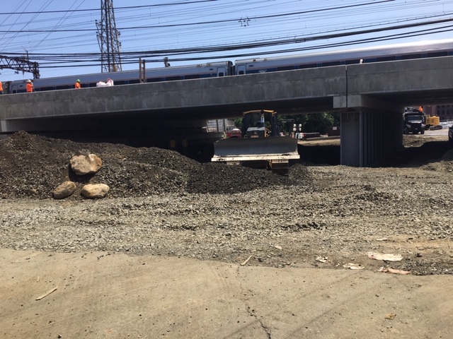 Atlantic Street Roadway Improvements Continue Under New Metro North/Atlantic Street Bridge